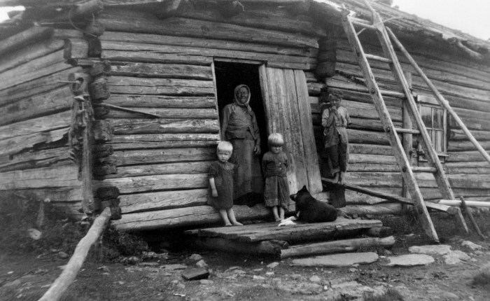 Paltamon Kiehimänsuun taloja vuonna&nbsp;1905