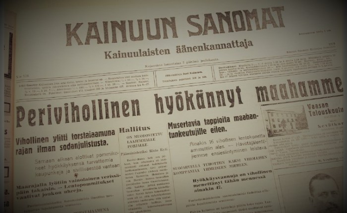 30.11.1939 päivä, joka ei unohdu- Talvisota alkaa – edessä 105 tuskan&nbsp;päivää
